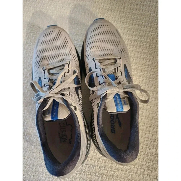 SOLD DO NOT BUY Brooks Runnung Men's Adrenaline GTS 22 Oyster India Ink Blue - Picture 7 of 11